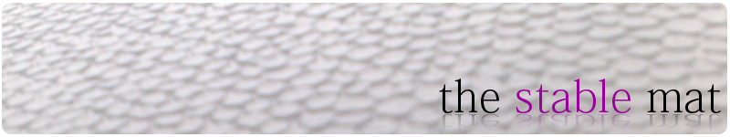 The Stable Mat 100% pure rubber heavy duty, no slip, low impact, flooring for equestrian stables and stalls